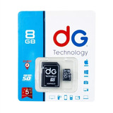 Memoria Micro Sd Dg Original 8 Gb Clase 10 + Adaptador Tf