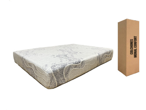 Colchon Matrimonial Granito Monal Con Memory Foam  25 Cm