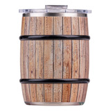 Orca Vaso Aislado De Doble Barril, Estilo Barril De Whisky D