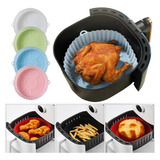 Kit 4 Forma Silicone Air Fryer Forno Microondas Fritadeira