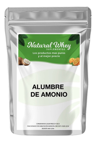 Alumbre De Amonio Puro 1 Kilo