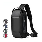 Bolso Cruzado Masculino Mochila Pequeña Usb