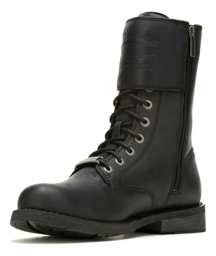 Botas Harley Davidson Biker Altas Con Agujeta Hombre Hdf04