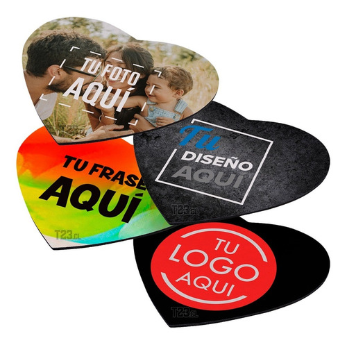 Mousepad Corazón Personalizado