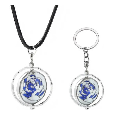 Ws// Collar De Rosa Azul Arcaína, Collar Arcano 7852