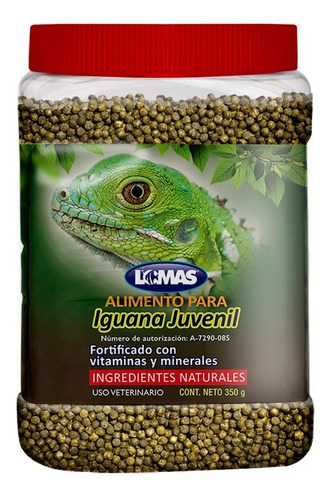 Lomas Alimento Para Iguana Juvenile 350 Gr C/vit Y Minerales