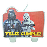 Vela Star Wars Cotillón Cumpleaños Fiestas 