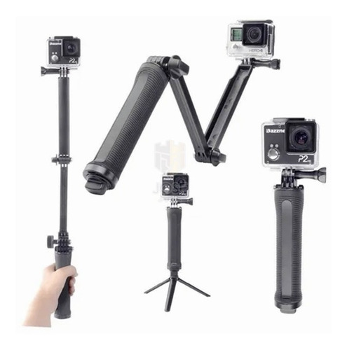 Baston Selfie Stick Monopod Tripie Gopro Pole 3-way 