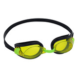 Goggles Infantiles Hydro-swim Para Natación 7 A 14 Años Color Verde