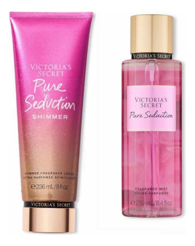 Body Splash + Crema Shimmer Victorias Secret