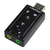 Skyway Adaptador Usb A Audio 7.1 Y Microfono Control Volumen