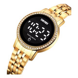 Reloj Skmei Para Mujer Digital Touch Sumergible + Caja