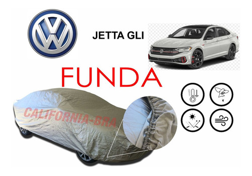 Funda Cubierta Lona Cubre Volkswagen Jetta Gli 2023 2023