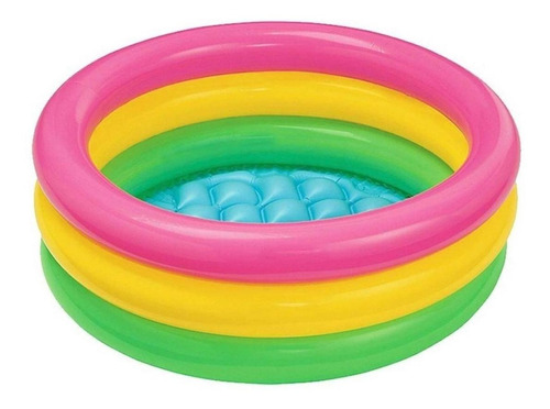 Piscina Inflable Bebe 3 Anillos Acolchada Envío Gratis