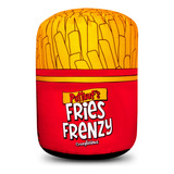 Puff Puf Semirigido Microperla Funda Lavable Fries Frenzy 