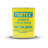Adhesivo Cemento De Contacto Fortex 4 Litro Sin Tolueno