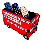 Porta Controle Remoto Sala Mdf Onibus Londres Personalizado