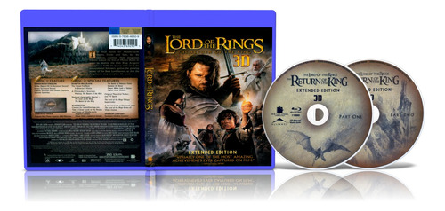 O Senhor Dos Anéis: O Retorno Do Rei 3d - Boxe Duplo Disc