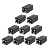 Acoplador Ethernet Acoplador Rj45 Conector 8p8c Adaptador...