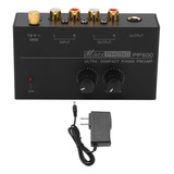 Preamplificador Phono De Vinilo Compacto Con Control De Vol