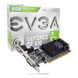 Placa De Video Evga Nvidia Geforce Gt 610 2gb Ddr3 Y Drivers