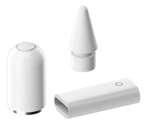 Tapa Magnética Apple Pencil + Adaptador De Carga + Punta