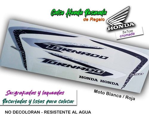 Calcos Tipo Original Honda Tornado 250 - 2014 -calidad