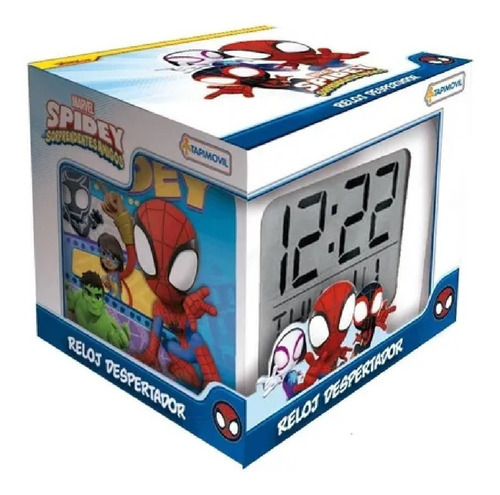 Reloj Despertador Digital Juguete Disney Spidey-del Tomate Color Spidey Spiderman
