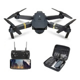 Dron Plegable E58 Con Dos Baterias Cámara Hd Rc 2.4g Wifi 