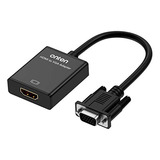 Adaptador Hdmi A Vga Con Audio 3.5mm - Tv Stick, Raspberry