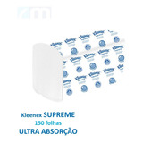 Papel Toalha Interfolhado Kleenex Supreme Extra Luxo 150fls 