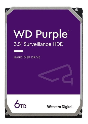 Disco Rígido Hdd Wesetern Digital Purple 6tb 3.5  Dvr Nvr