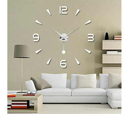 Reloj De Pared 3d Tamaño Grande 110 X 110cm Con Péndulo