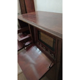 Mueble Antiguo Con Herrajes En Bronce (ex Toca Disco) Oferta