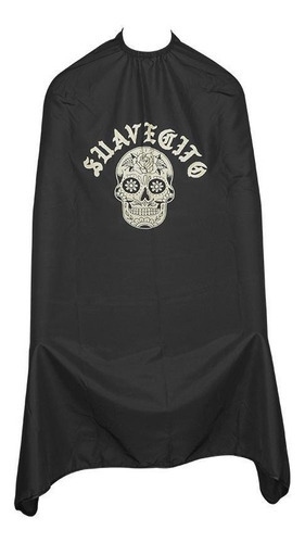 Capa Barbero Suavecito Extra Larga Hasta La Muerte Color Negro