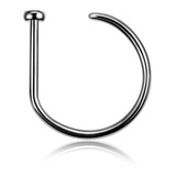 Piercing Argola Titânio D-ring  Nariz 8 Mm