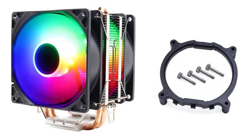 Cooler Cpu Led Intel Xeon 2011 X79 X99 Com Suporte C 2 Fans