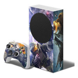 Adesivo Skin Xbox Series S E Dois Controles Halo B4