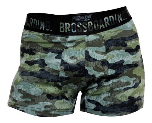 Bóxer Hombre Bross Estampado Military Vintage