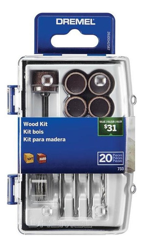 Kit 20 Acc Dremel Micro Kit Madera