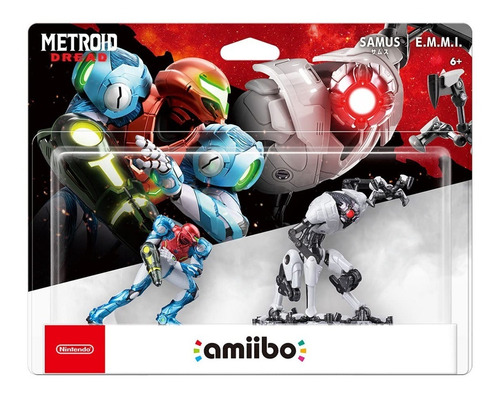 Pack Amiibo Metroid Dread Samus & Emmi Nuevo Sellado