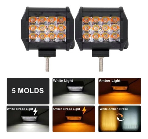 Exploradora 12led Dual Color 5 Funciones 10000lm