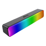 Barra De Sonido Bocina Pc Altavoz Rgb Bluetooth Subwoofer