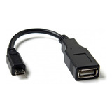 Cable Adaptador Otg Microusb Telefonos Celulares Datos Carga