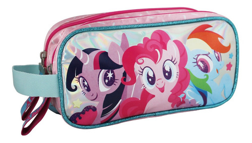 Estuche Doble Escolar My Little Pony Cartuchera Unicornio