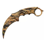 Cuchillo Karambit Tactico Militar Camping Caza Camuflaje