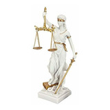 Diseño Toscano Themis Blind Lady Of Justice Estatua Abogado 