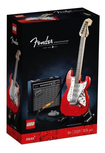 Kit De Construcción Lego Ideas Fender® Stratocaster 21329 1074 Piezas 3+