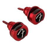 Infinity Strap Locks Set Fender Para Guitarra O Bajo Rojo