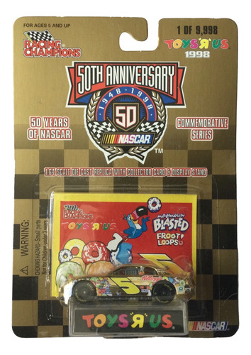 Racing Champions 50th Anniversary Nascar Toys R Us Kellogg`s